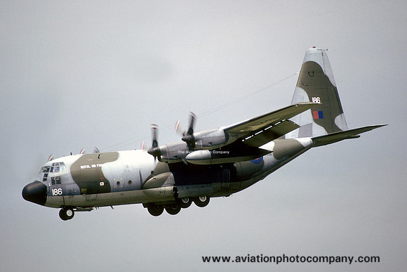 RAF Lyneham Transport Wing Lockheed C-130K Hercules C.1 XV186