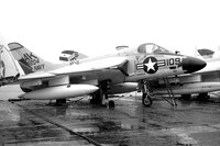 US Navy VF-13 Douglas F4D-1 Skyray 139204/AK-109 on USS Shangri La (1960)