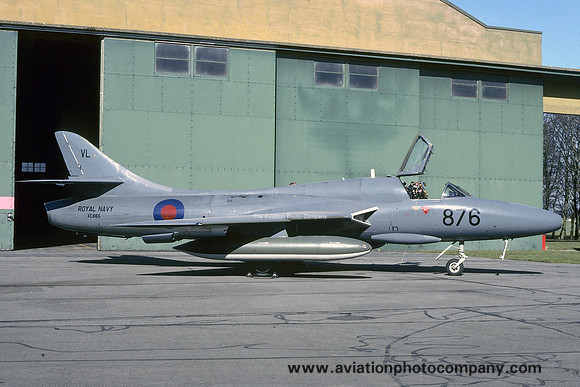 Royal Navy FRADU Hawker Hunter T.8C XE665 (1996)