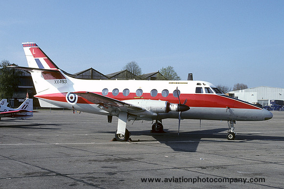 RAF 45 Squadron Handley Page Jetstream T.1 XX493/L (1996)