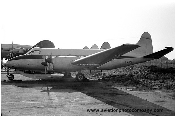 De Havilland DH.114 Heron 2X G-APRI at Luton (1965)