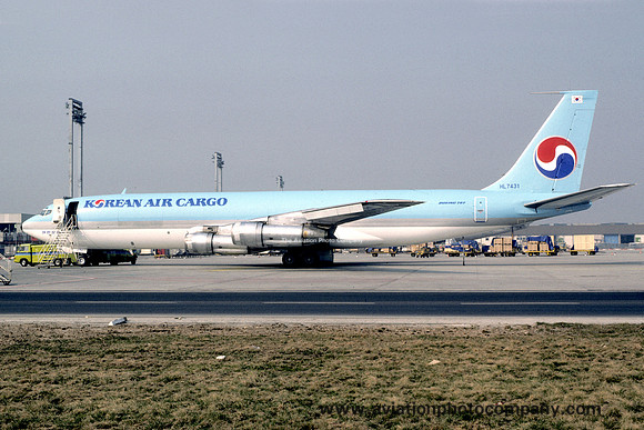 Korean Air Cargo Boeing 707-300C HL7431 (1985)