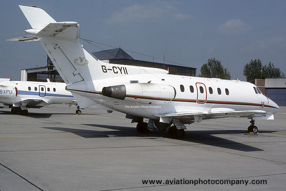 Yeates of Leicester Hawker Siddeley HS125-600B G-CYII (1985)