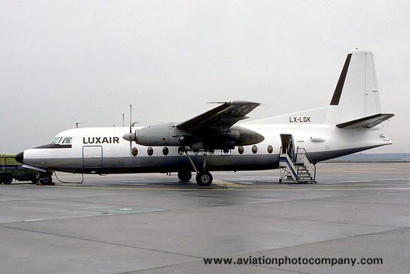 Luxair Fokker F-27-200 Friendship LX-LGK (1985)