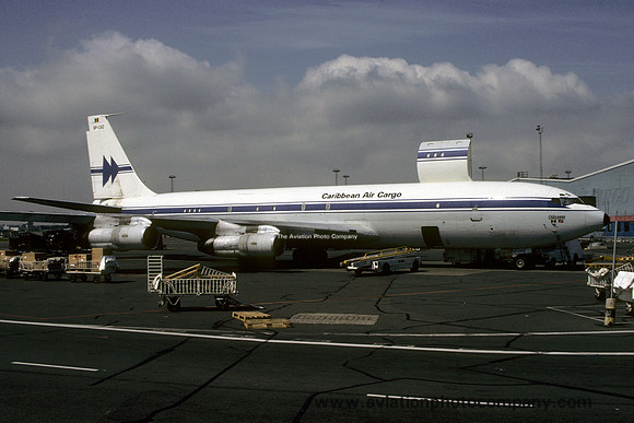 Caribbean Air Cargo Boeing 707-300C 8P-CAD (1988)
