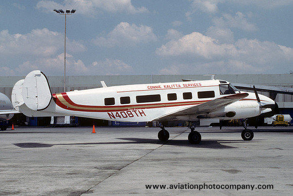 Connie Kalitta Services Beech E18S N408TH (1985)