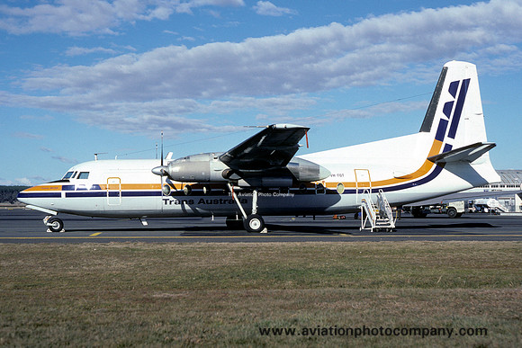 Trans Australia Airlines Fokker F-27-600 Friendship VH-TQT (1985)