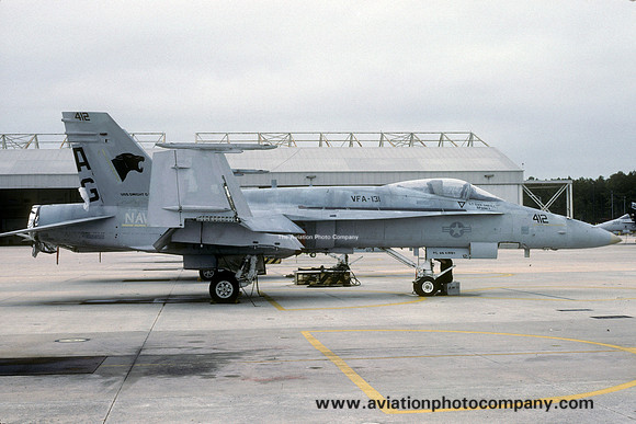US Navy VFA-131 McDonnell Douglas F/A-18A Hornet 162452/AG-412 (1990)
