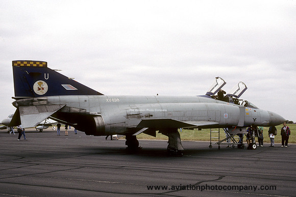 RAF 92 Squadron McDonnell F-4M Phantom FGR.2 XV498/U (1991)