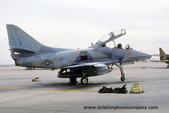US Navy VA-127 Douglas TA-4F Skyhawk 154657/NJ-04 (1982)