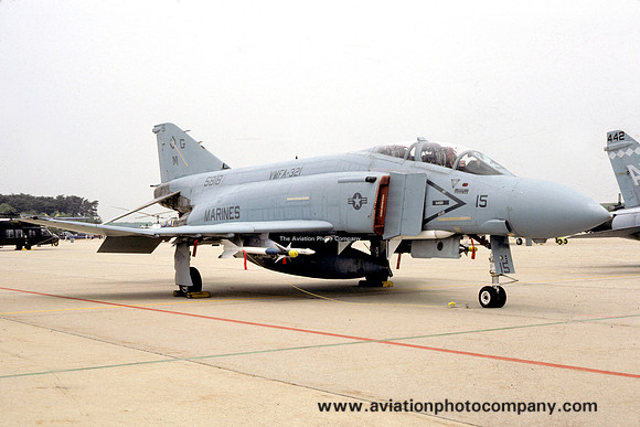 US Marines VMFA-321 McDonnell F-4S Phantom 155818/MG-15 (1986)