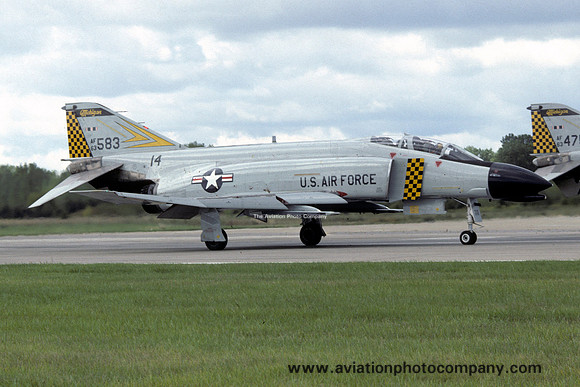 USAF Minnesota ANG 171 FIS McDonnell F-4C Phantom 63-7583 (1984)