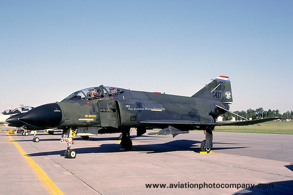 USAF Indiana ANG 113 TFS McDonnell F-4C Phantom 63-7437/HF (1986)