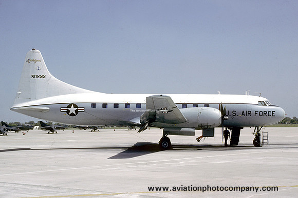 USAF Michigan ANG Convair C-131D Samaritan 55-0293 (1985)