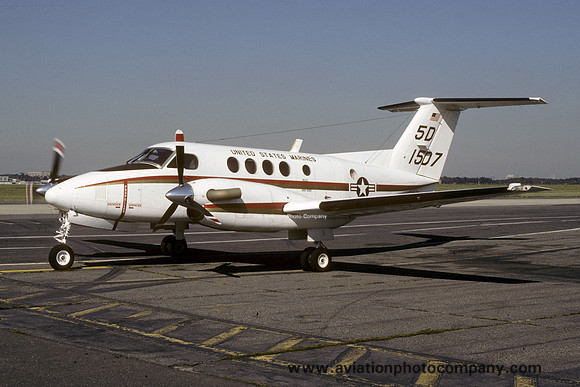 US Marines New River Beech UC-12B Huron 161507/5D (1986)