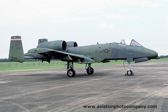 USAF 81 TFW Fairchild A-10A Thunderbolt 81-0979/WR (1986)