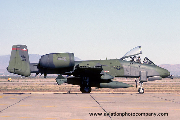 USAF Massachusetts ANG 131 TFS Fairchild A-10A Thunderbolt 78-0624/MA (1987)