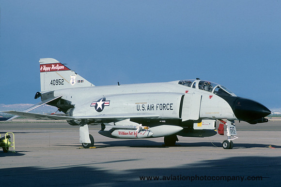 USAF North Dakota ANG 178 FIS McDonnell F-4D Phantom 64-0952 (1986)
