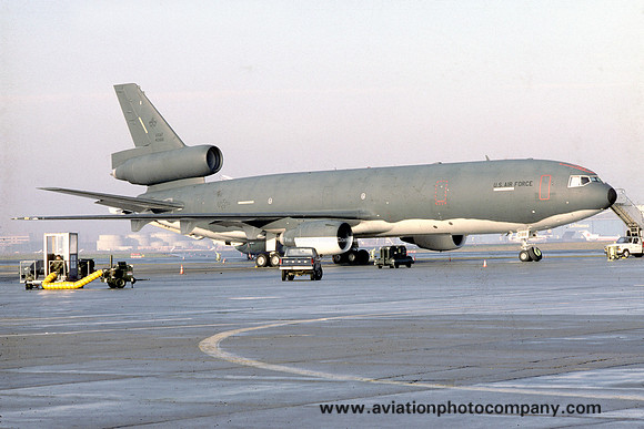 USAF 2 BW McDonnell Douglas KC-10A Extender 84-0188 at Rhein Main (1986)