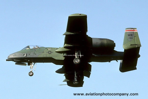 USAF 81 TFW 78 TFS Fairchild A-10A Thunderbolt 81-0960/WR (1986)