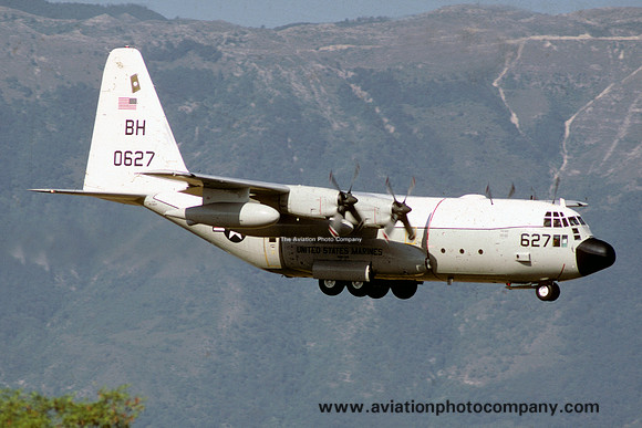 US Marines VMGR-252 Lockheed KC-130R Hercules 160627/BH (1986)