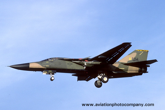 USAF 20 TFW 79 TFS General Dynamics F-111E Aardvark 68-0072/UH (1986)