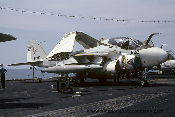 US Navy VA-34 Grumman KA-6D Intruder 152927/AB-522 on board USS America (1986)