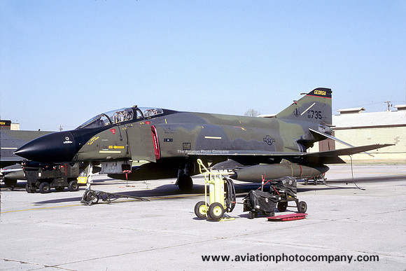 USAF Georgia ANG 128 TFS McDonnell F-4D Phantom 66-7735 (1986)