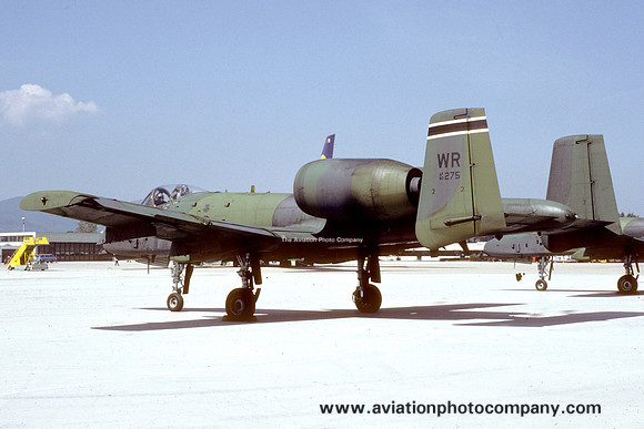 USAF 81 TFW 511 TFS Fairchild A-10A Thunderbolt 80-0275/WR (1986)