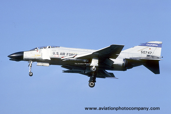 USAF California ANG 194 FIS McDonnell F-4D Phantom 65-0757 (1986)