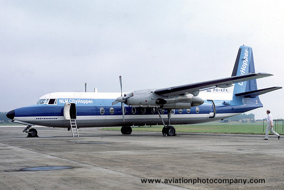 NLM Cityhopper Fokker F-27-500 Friendship PH-KFK (1985)