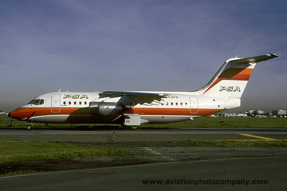 Pacific Southwest Airlines BAe 146-200 N352PS (1985)