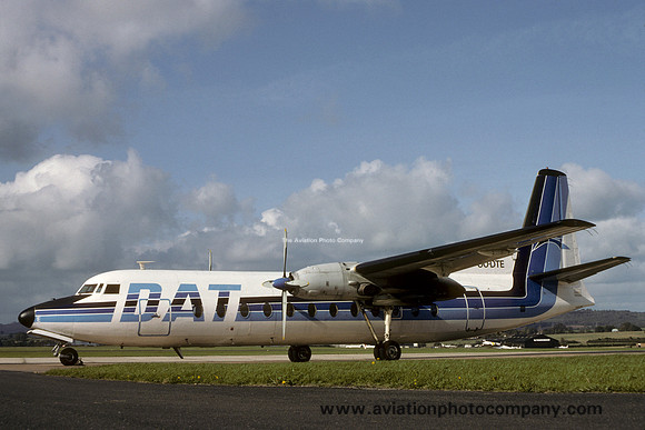 Delta Air Transport Fairchild FH-227B OO-DTE (1983)