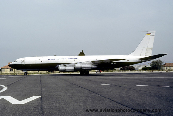 West African Cargo Boeing 707-300C 9G-ACX (1982)