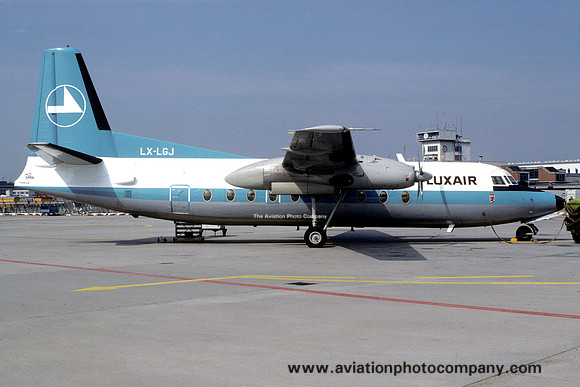 Luxair Fokker F-27-200 Friendship LX-LGJ (1985)