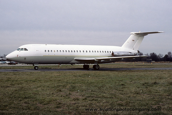 BAC 1-11 stored at Hurn (1981)