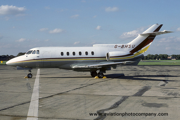 Shell Aircraft Ltd Hawker Siddeley HS.125-700 G-BHSU (1985)
