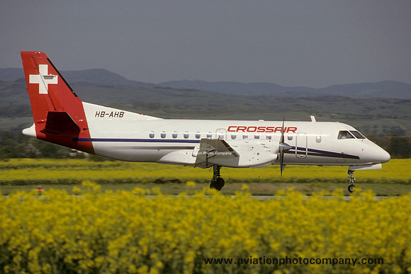 Crossair SAAB 340A HB-AHB (1985)