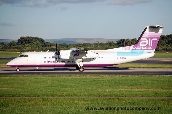 Air Southwest DHC-8-311 G-WOWA at Manchester IAP (2006)