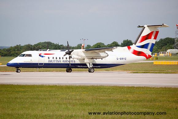 British Airways Connect DHC-8-311 G-BRYZ at Manchester IAP (2006)