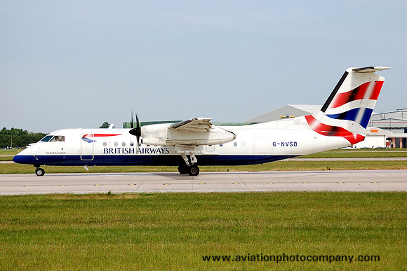 British Airways Connect DHC-8-311 G-NVSB at Manchester IAP (2006)