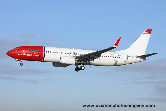 Norwegian Air Shuttle Boeing 737-800 EI-FJN at Manchester IAP (2016)