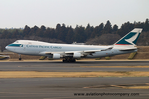 Cathay Pacific Cargo Boeing 747-400F B-LID at Tokyo Narita (2015)