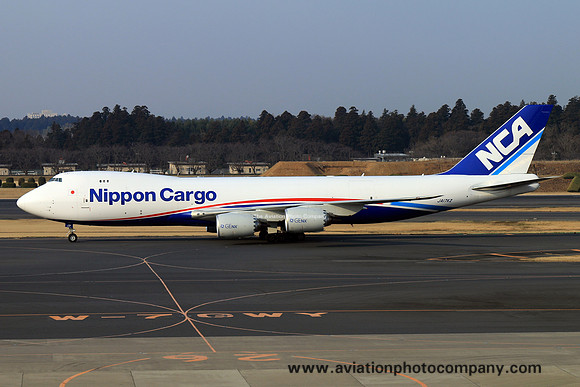 Nippon Cargo Boeing 747-8F JA17KZ at Tokyo Narita (2015)