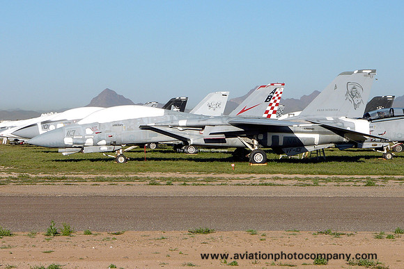 US Navy VF-101 Grumman F-14B Tomcat 161440 stored at AMARG Davis Monthan (2005)