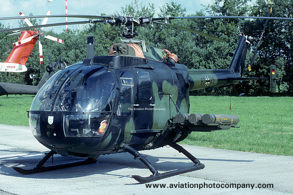 German Army HFR16 Bolkow Bo105P 87+45 (1990)