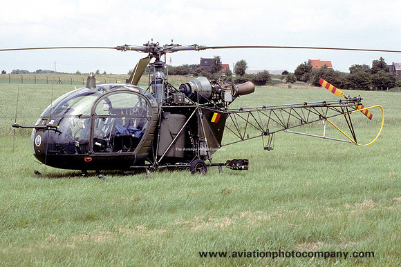 Belgian Army Sud Alouette II A-74 (1990)
