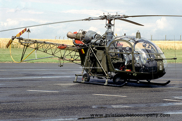 Belgian Army Sud Alouette II A-94 (1990)