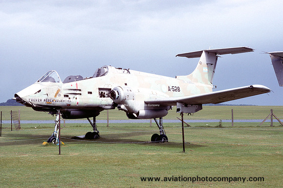 Argentinian Air Force FMA IA-58A Pucara A-528 at the Army Air Corps Museum Middle Wallop (1990)
