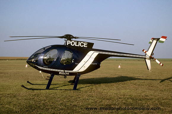 Hungarian Police Hughes 369E R501 (1990)